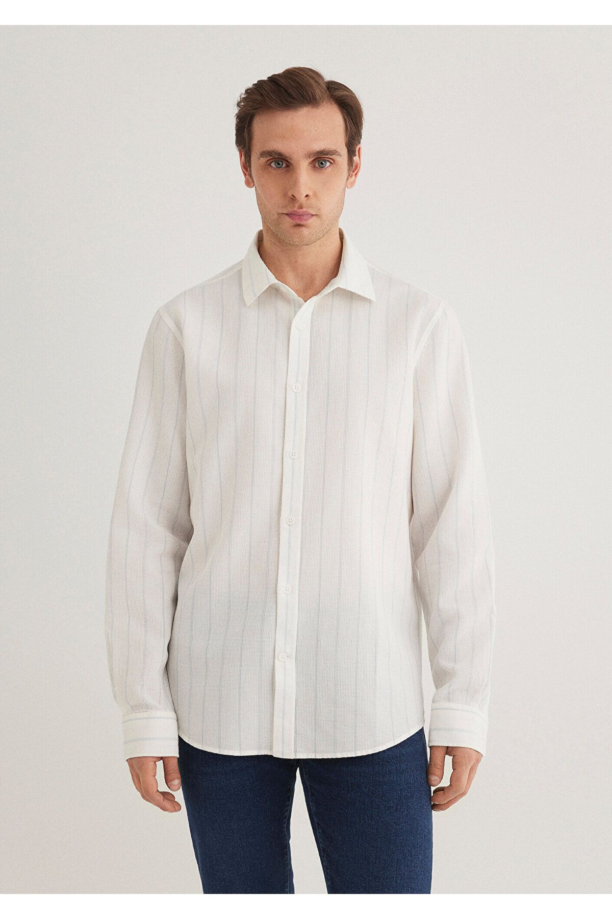 Mavi-Striped Shirt Regular Fit 0211384 -70813 4