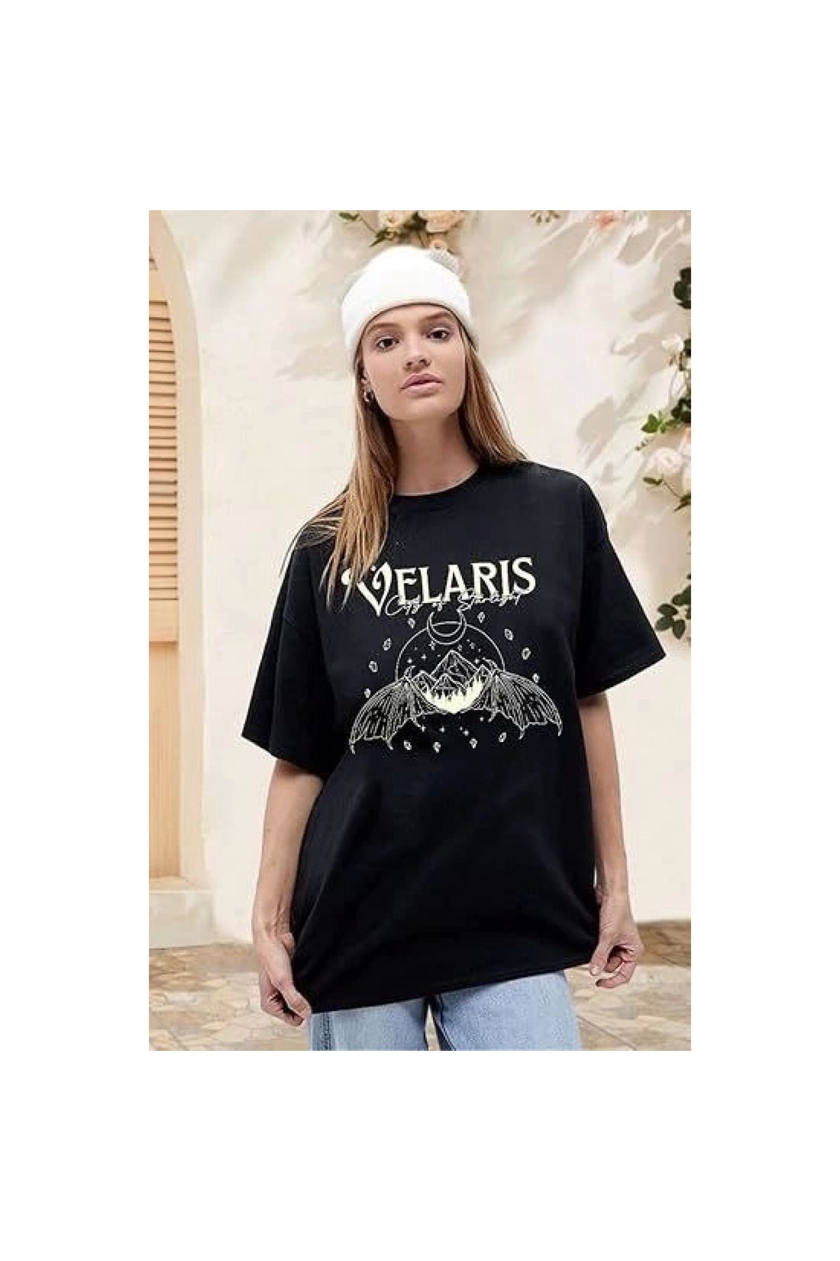 Narnuga Bisiklet Yaka Baskılı Tshirt