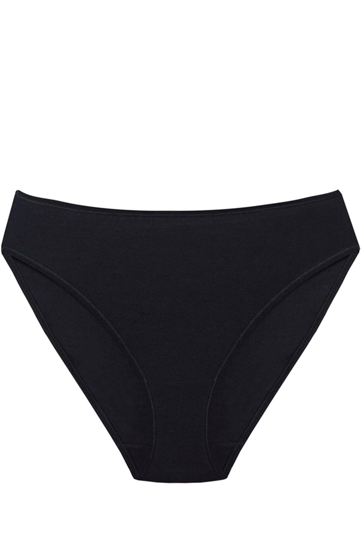 Magic Form-433 Combed Cotton High Waisted Triple Pack Normal Panties - Black 1