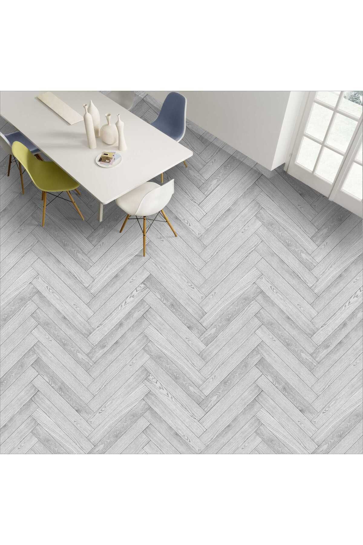 Bigaimaj Folie De Laminare Autoadeziva 60cm X 100cm Model Parchet Din Lemn De Pește - 60 x 100
