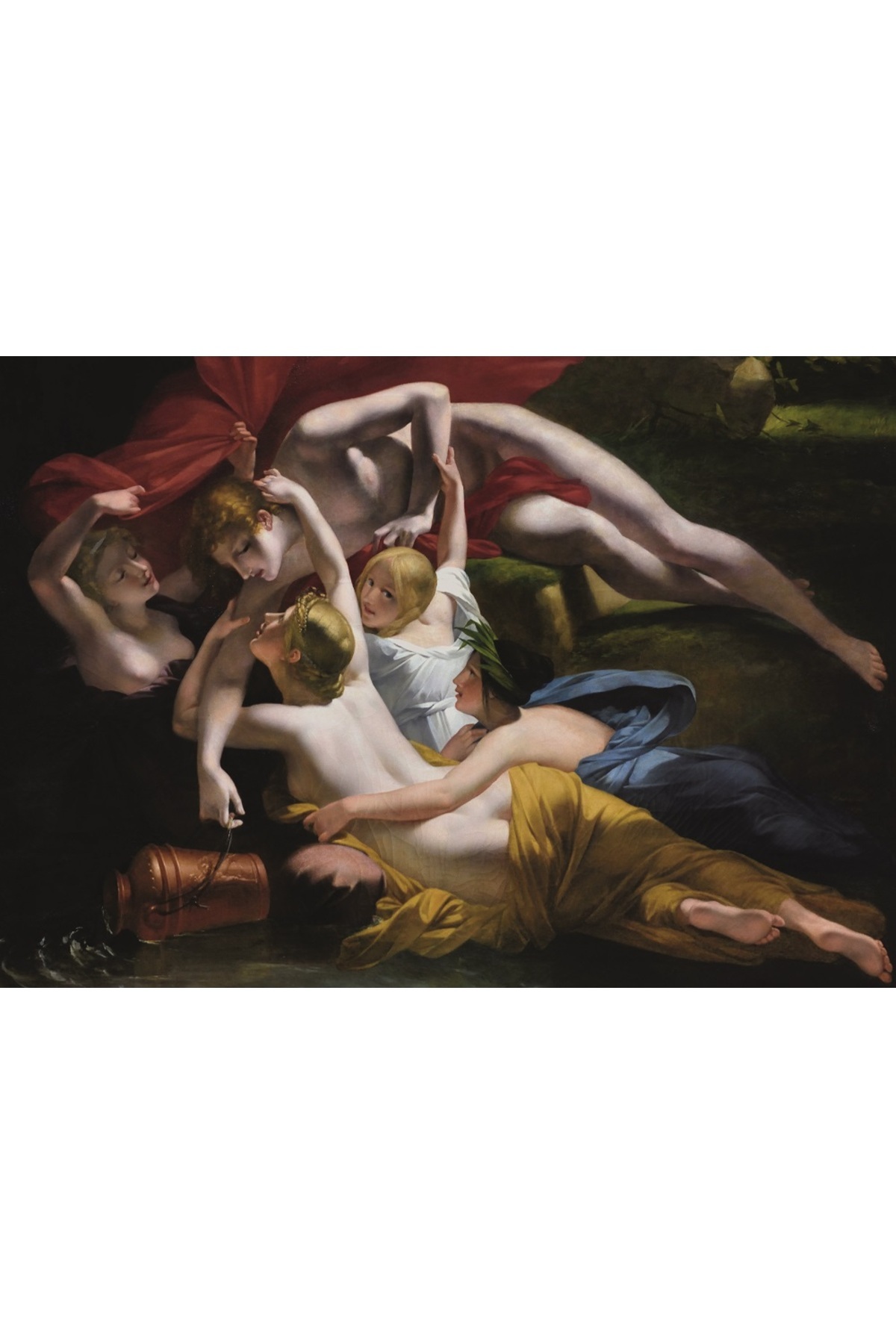 Hylas And Water Fairies 1896 Art Puzzle - 1500 Pieces, Premium Blue Board Cut - View #12