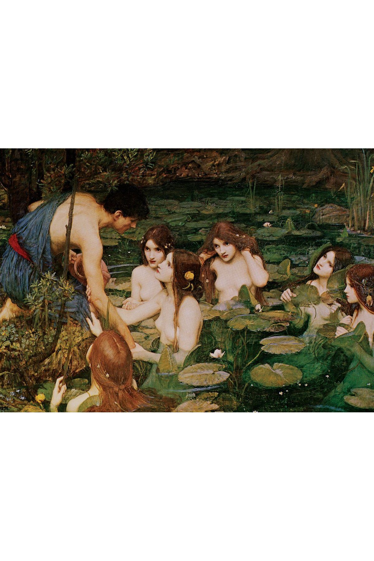 Art Puzzle-موديل 1896 Hylas & Water Fairies - 1500 قطعة من البولي يوريثان 1