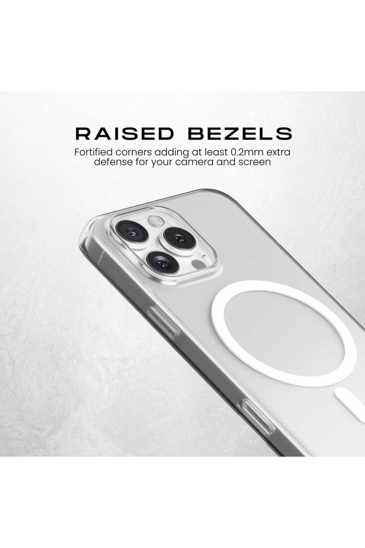 HYPHEN-حافظة LUCD Crystal Clear MagSafe - iPhone 16 Pro Max 3