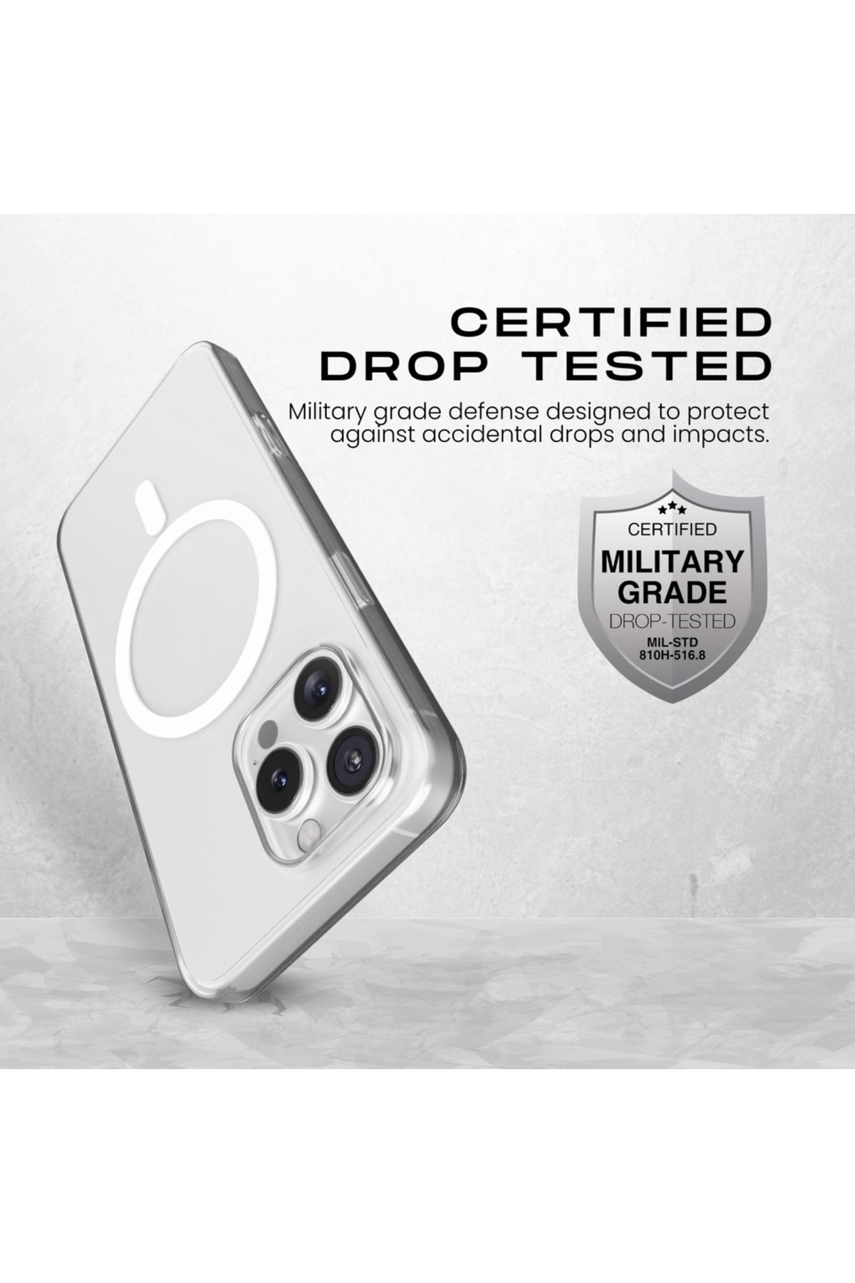 HYPHEN-حافظة LUCD Crystal Clear MagSafe - iPhone 16 Pro Max 4