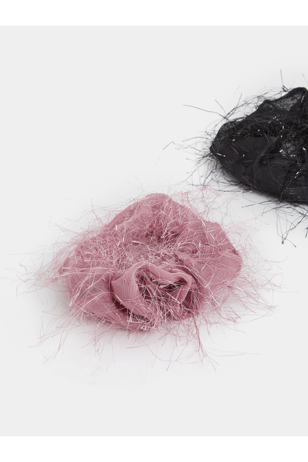 Styli-Set of 2 - Frayed Hair Scrunchies 3