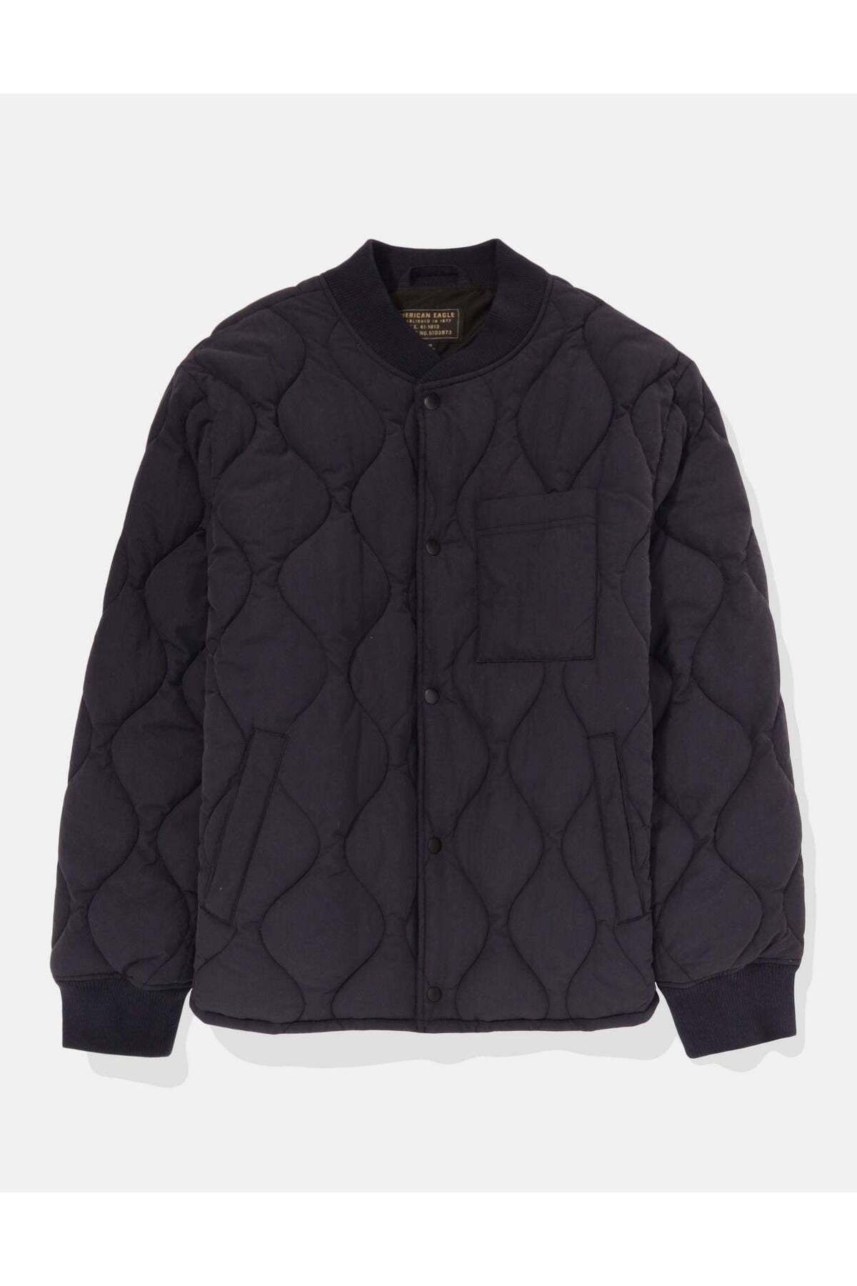 AMERICAN EAGLE-AE Quilted Bomber Jacket 3