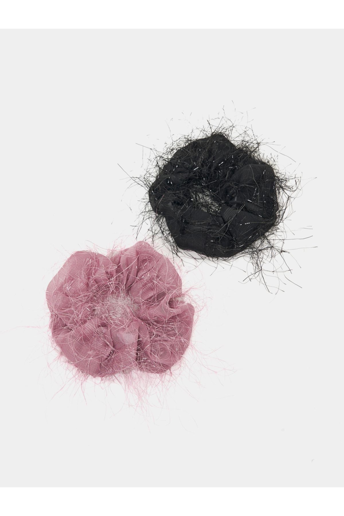 Styli-Set of 2 - Frayed Hair Scrunchies 1