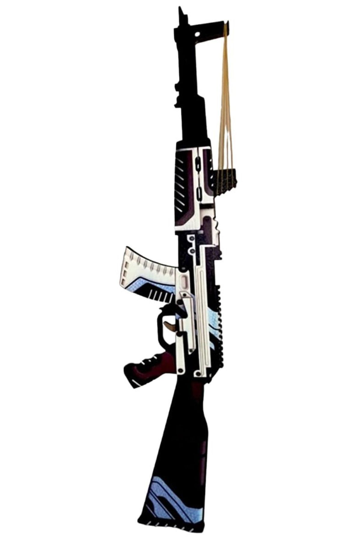 HG Home&Game-Set of 2 Wooden Cs Go Ak47 Fire Snake and Vulcan Skin Coated 3