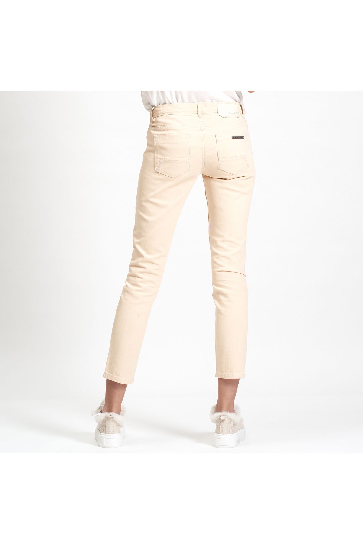 Dkny Jeans-Women's White Crop Pants 4