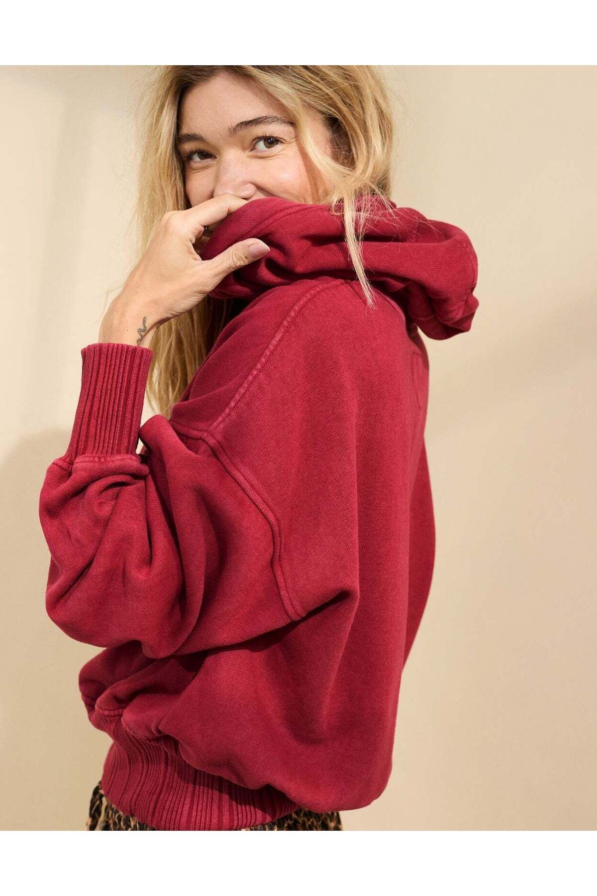 AMERICAN EAGLE-Aerie Cropped Hoodie 3