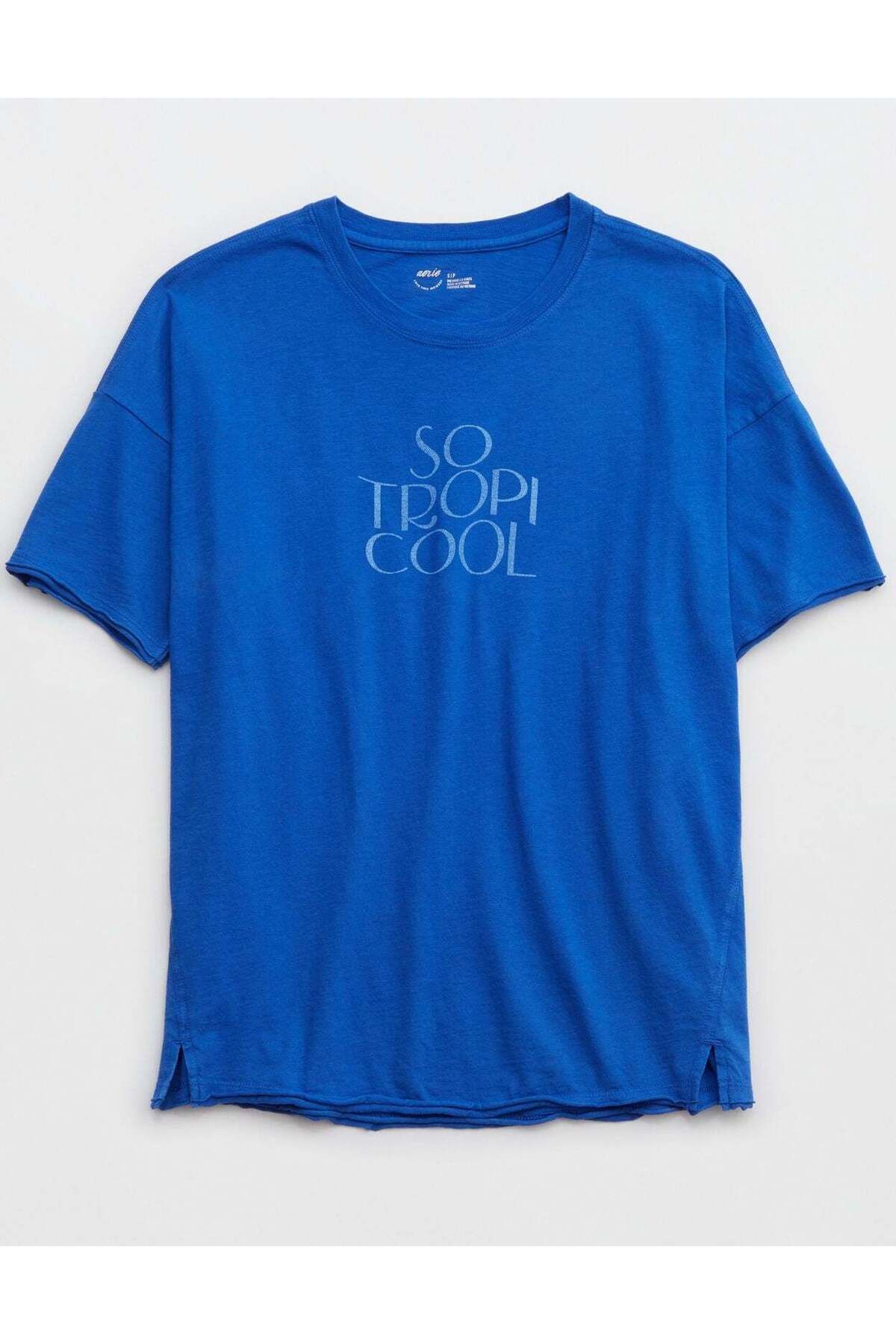 AMERICAN EAGLE-Aerie Graphic Oversized Boyfriend T-Shirt 4