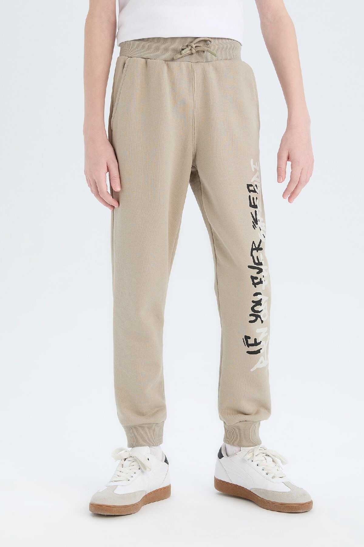 DeFacto-Boy's Stretchy Waisted Printed Sweatpants D9997A825Sp 4