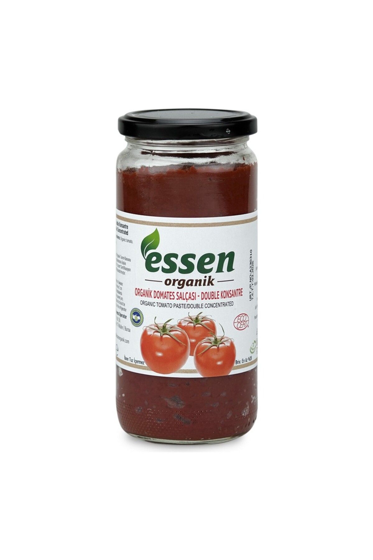 Essen Organik Domates Salça 490 gr