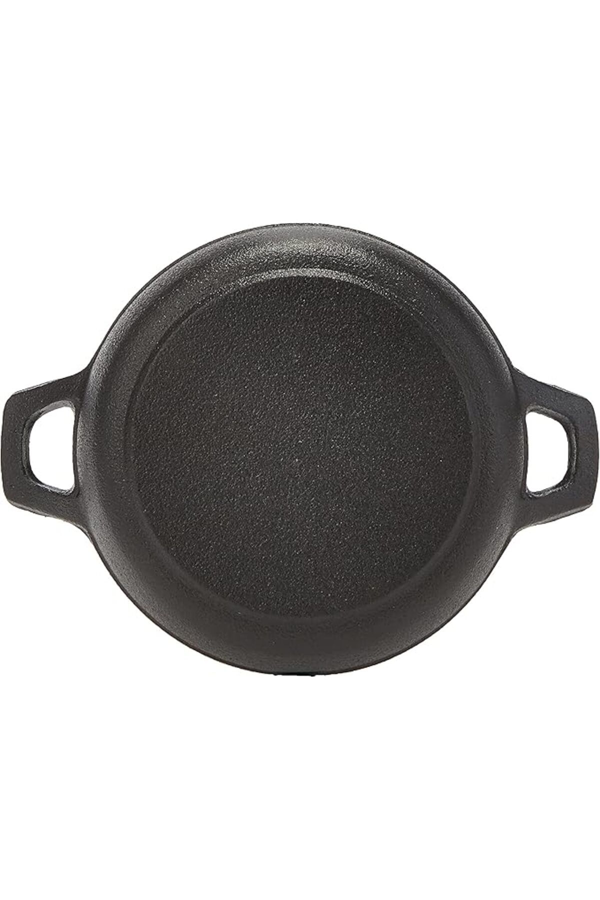 RAJ-ROUND SIZZLER TRAY DOUBLE HANDLE, 12 CM , BLACK, COST06 , 1 PC 3