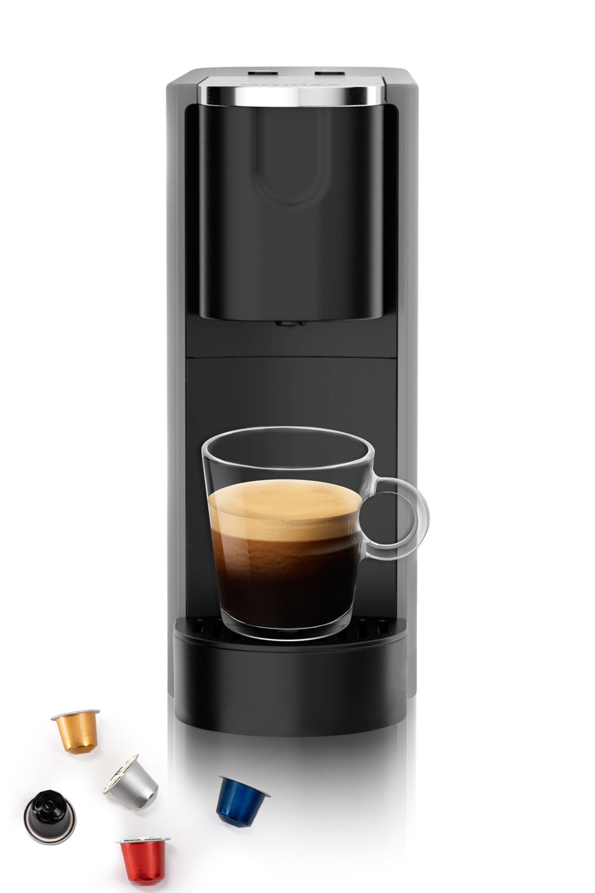 Omnex Ox-pro Gri Espresso Kapsül Kahve Makinesi