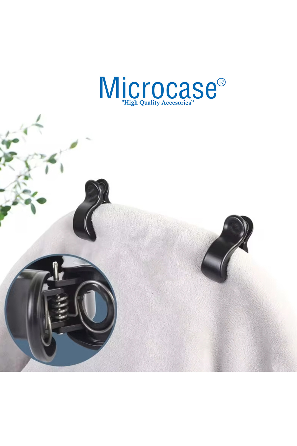 Microcase Bebek Arabası Battaniye Havlu Puset Tutucu Çok Amaçlı  Kıskaçlı Mandal -AL4537 2 Adet fotoğrafı 4 (önizleme)