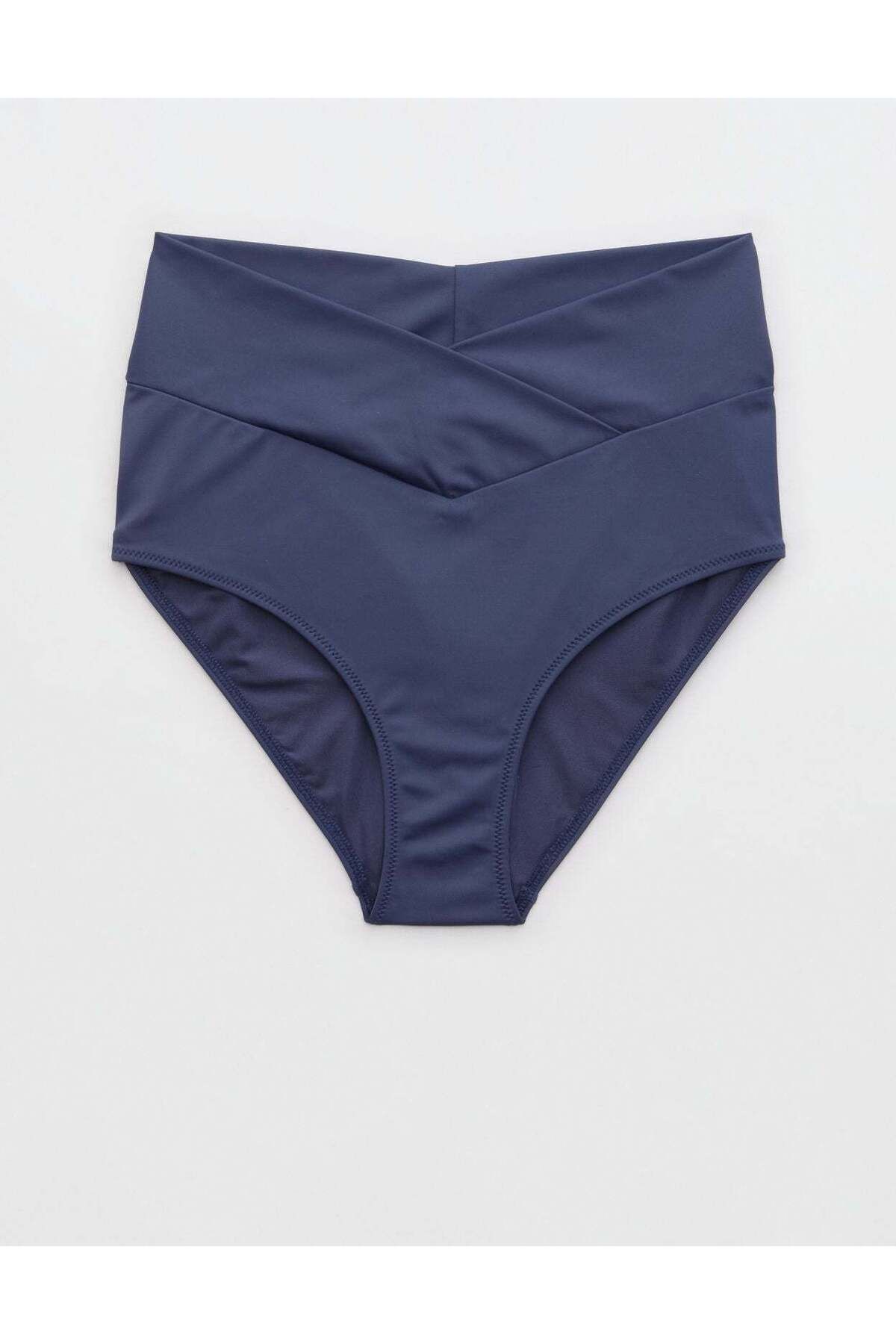 AMERICAN EAGLE-Aerie Crossover High Waisted Bikini Bottom 3