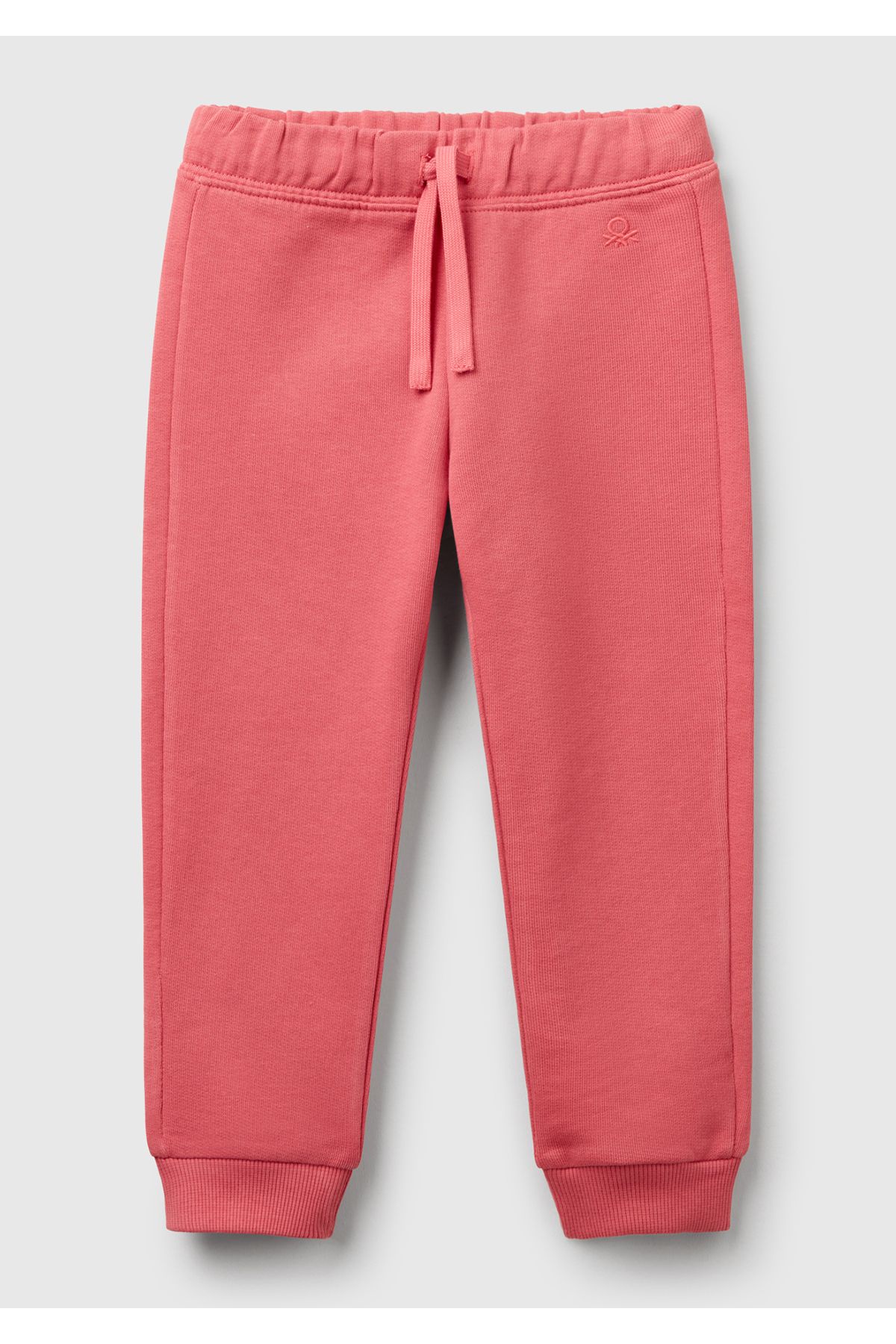 United Colors of Benetton Pantaloni De Trening Pentru Fete Cu Logo Fuchsia Brodat Femeie - 18–24 months