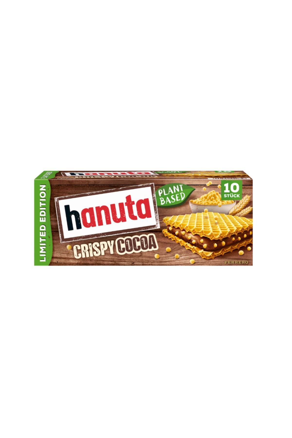 Ferrero Hanuta Crispy Cocoa Plant Based 220 G