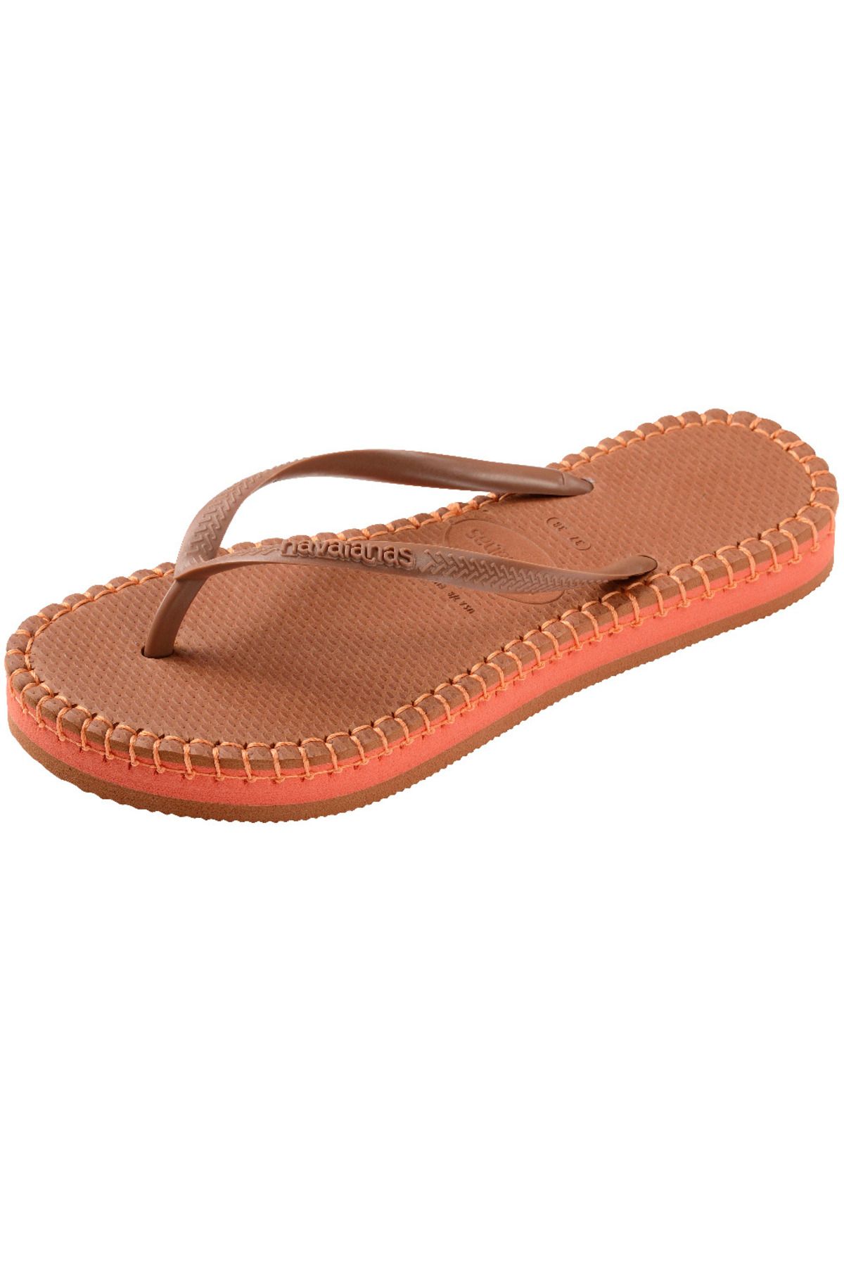Havaianas-Papuci de damă Slim Flatform Loop Rust 6