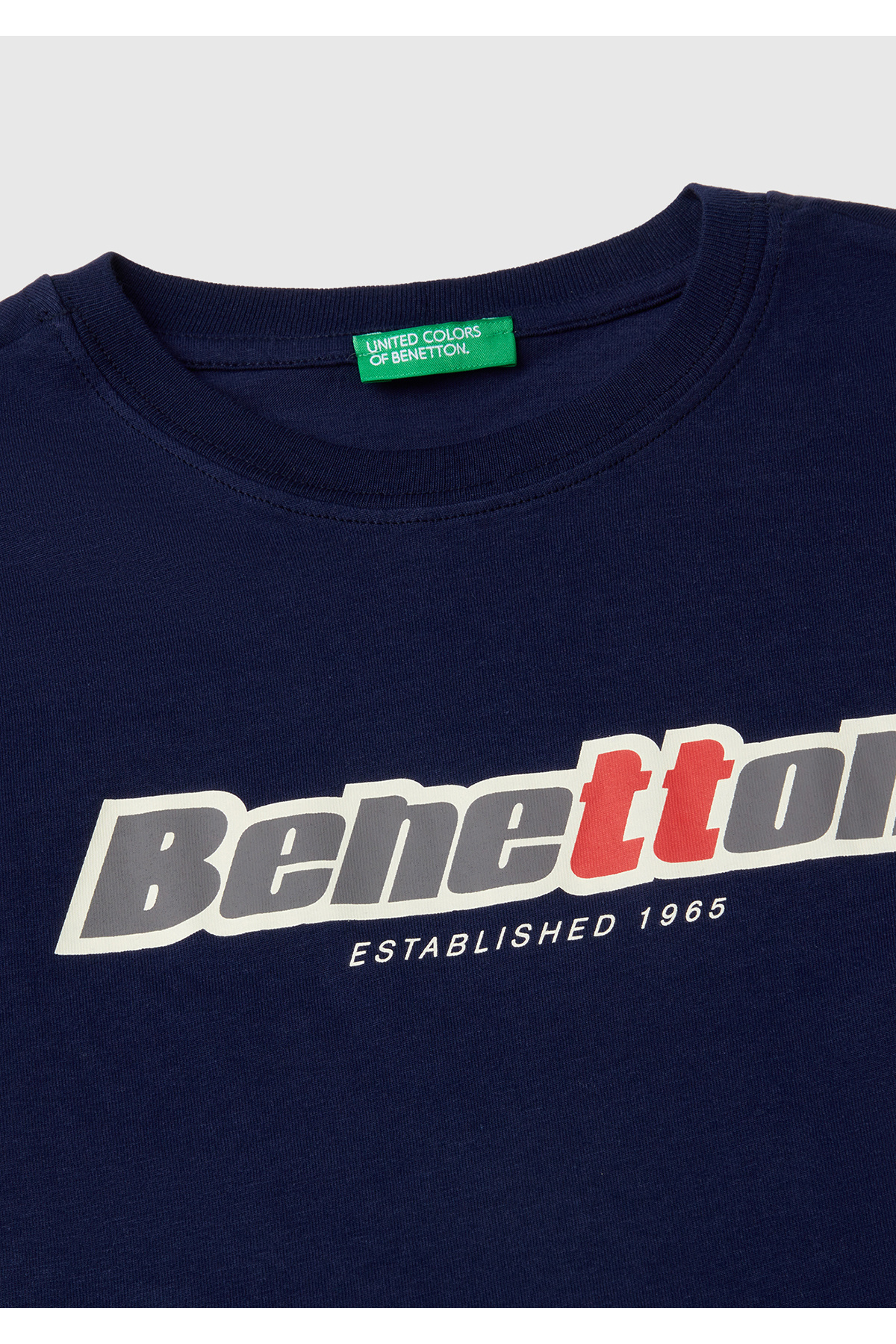 تی شرت پسرانه طرح دار آستین بلند | یونایتد کالرز آو بنتون United Colors of Benetton 225P3I1XC10N5 - تصویر 3
