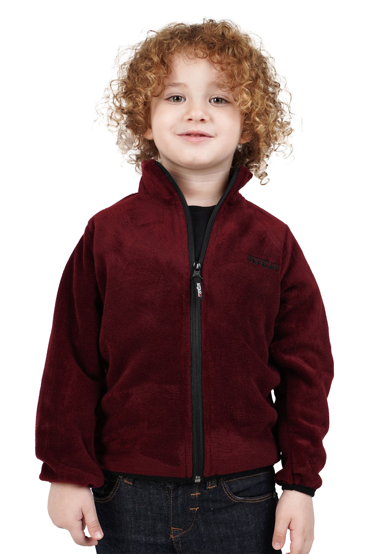 Merdia Kids-Boy's Fleece Stand Collar Zippered Sweatshirt Cardigan Jacket 1