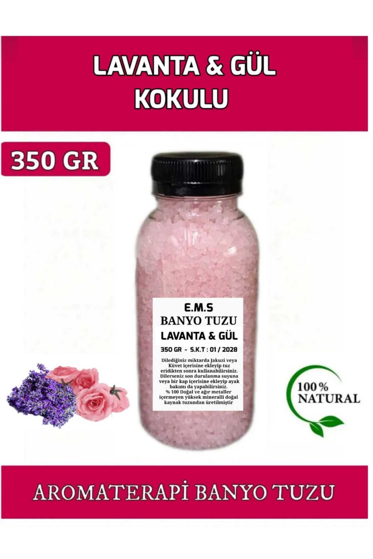 E.M.S AVM 350 gr LAVANTA & GÜL KOKULU BANYO TUZU MANİKÜR - PEDİKÜR VE AYAK BAKIM TUZU.