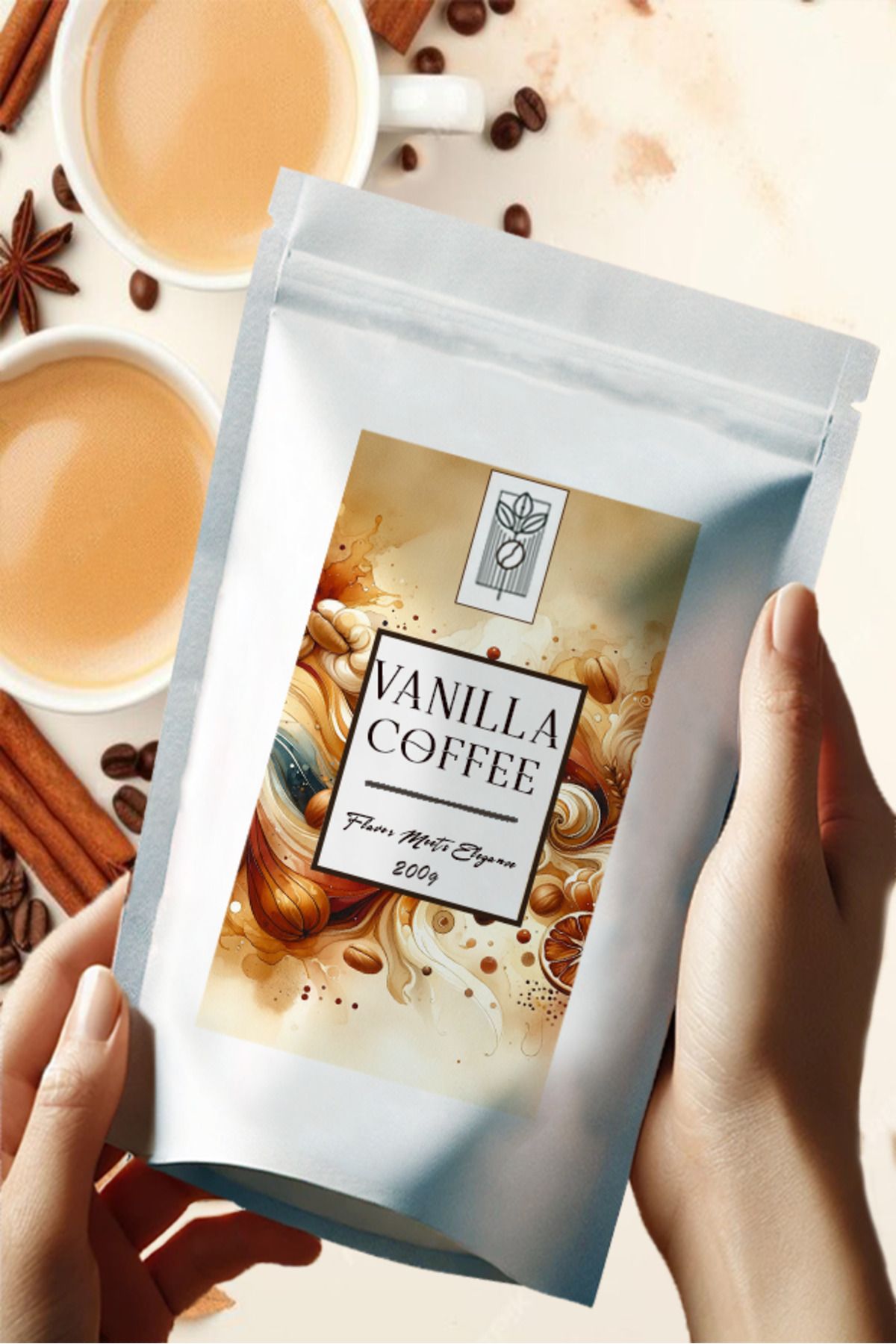 Mel and Mira Vanilla Coffee 200g, Vanilya Aromalı Filtre Kahve