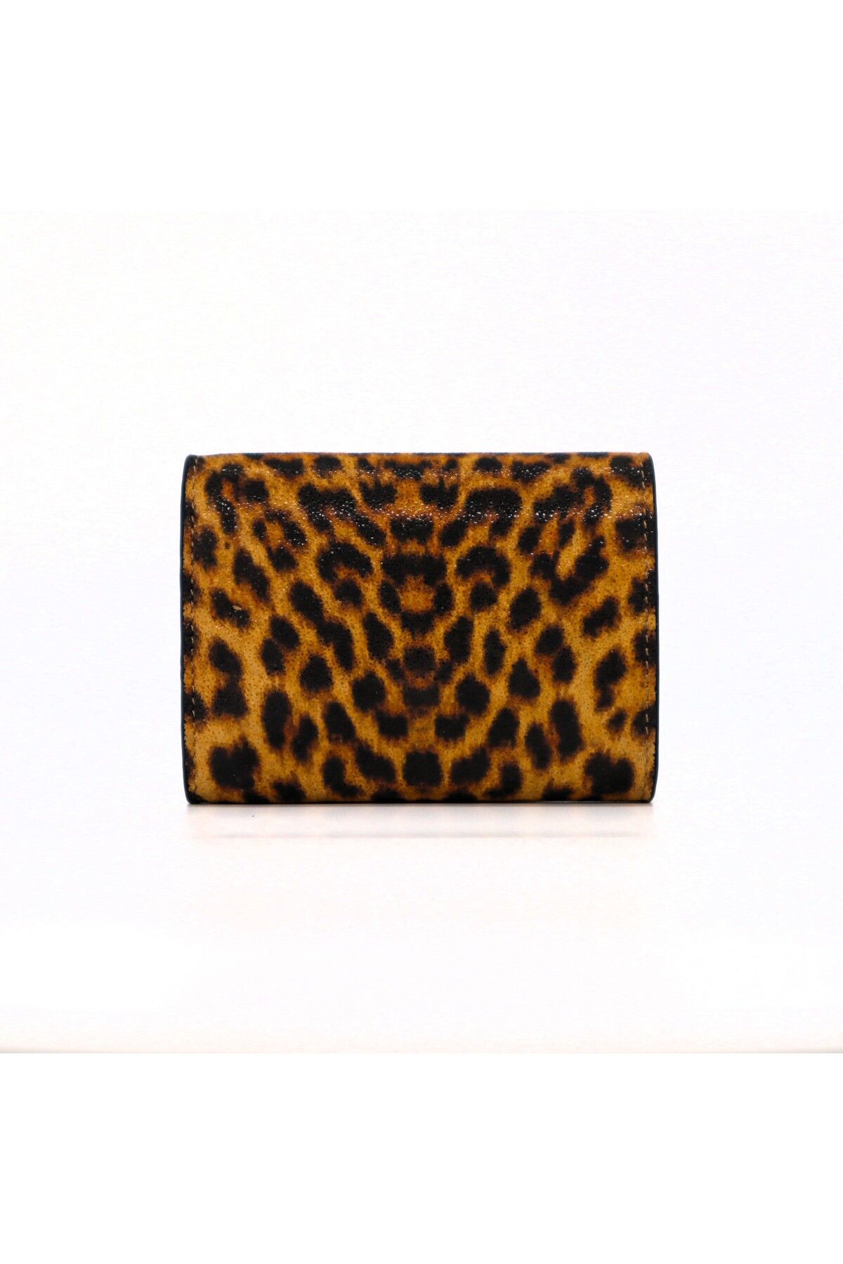 Lux Leder-Vico Genuine Leather Leopard Print Suede Wallet 2