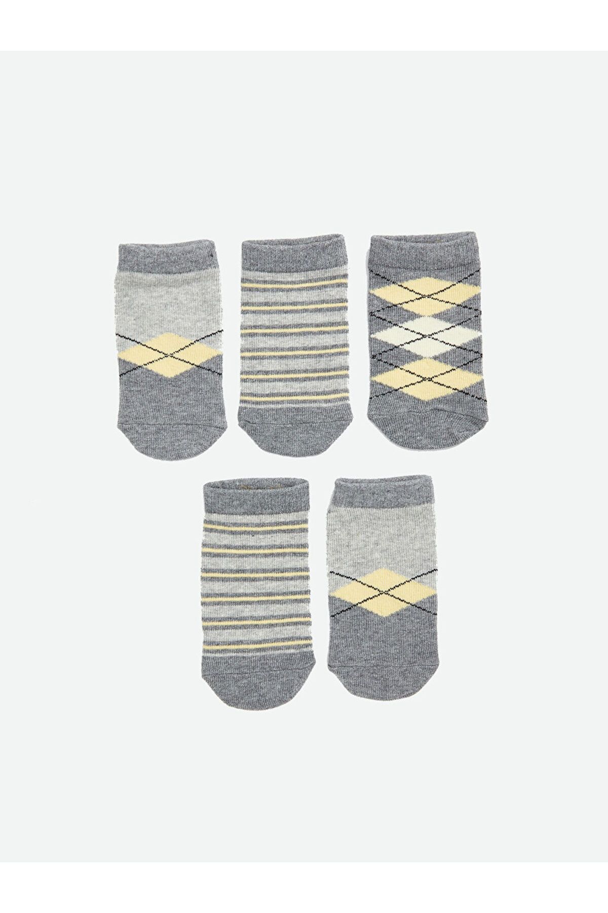 LC Waikiki-Boys' Booties Socks 5-Piece - New Season S5Ay06Z4 1