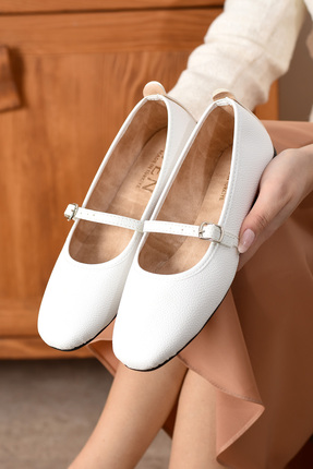 ICELAKE Pretty Kadın Babet Rahat Hafif Ses Yapmaz Ortopedik Günlük Ayakkabı B...