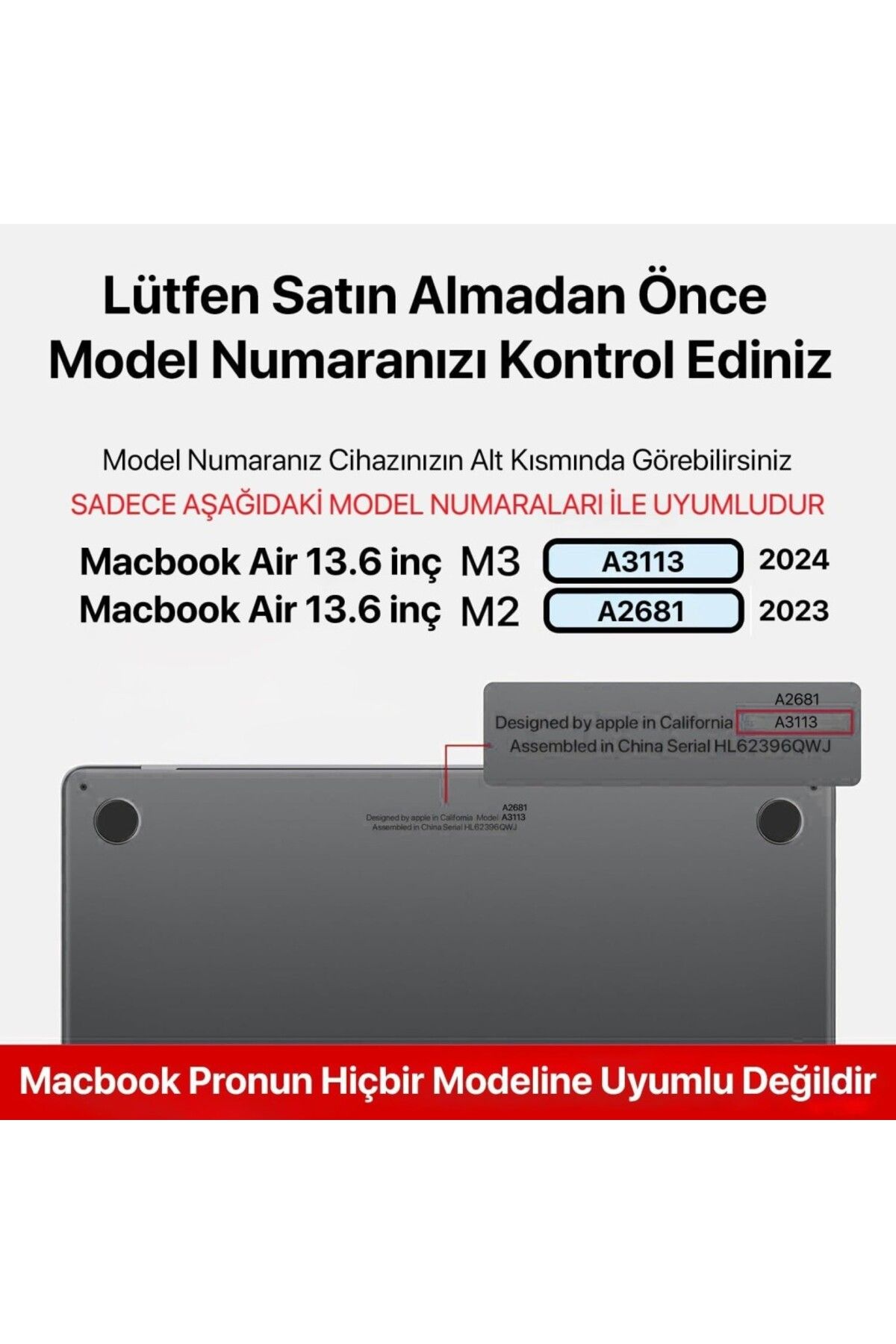 UnDePlus-حافظة متوافقة مع Apple Macbook Air 13.6 بوصة M2/m3 A2681 A3113 مع حامل مثلث Nubuck بفتحات تهوية 2022/202 2