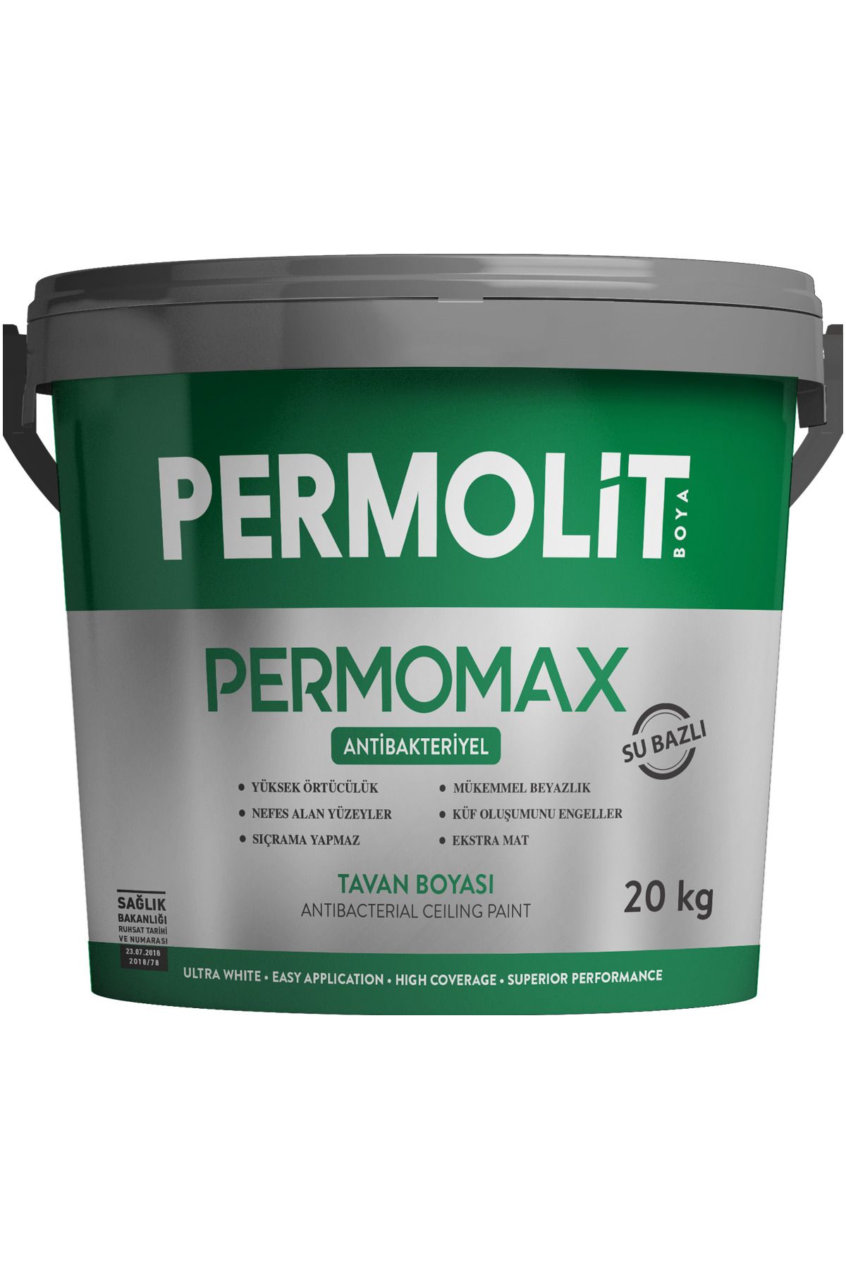 Permolit PERMOMAX ANTİBAKTERİYEL TAVAN BOYASI