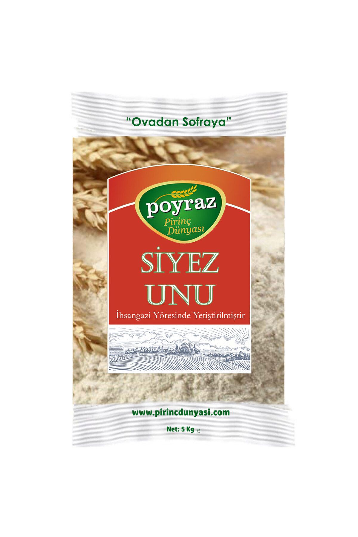 POYRAZ Organik Siyez Unu 2,5 Kg