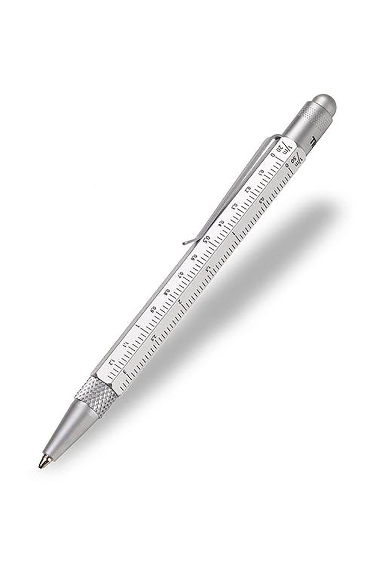 Troika-Construction Mini Ballpoint Pen Pipe22 Silver 1