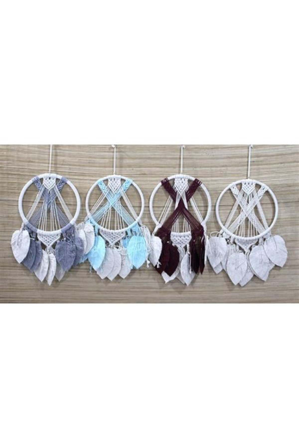 Mu Art Ahşap Rüya Kapanı Dreamcatcher Model 27