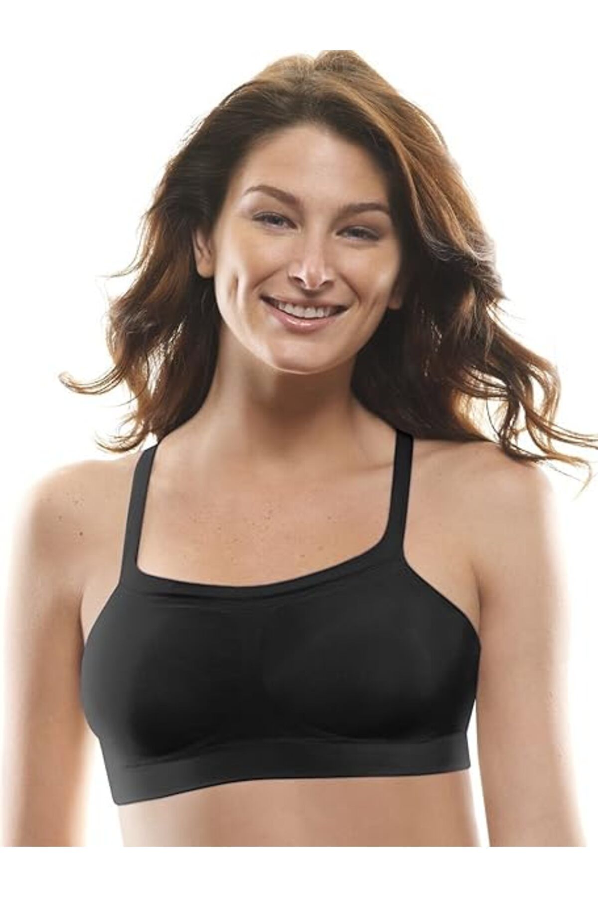 HANES-Foam Bandini Bra Wmns Hns G714-1Pcs Black 1