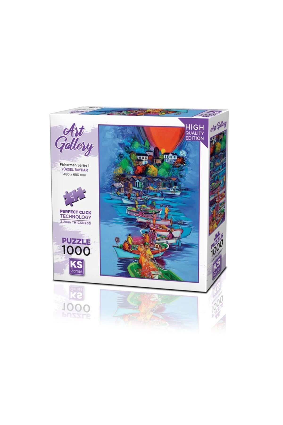 Ks Puzzle 20687 Fishermen Series I 1000 Parça Puzzle -KSPuzzle