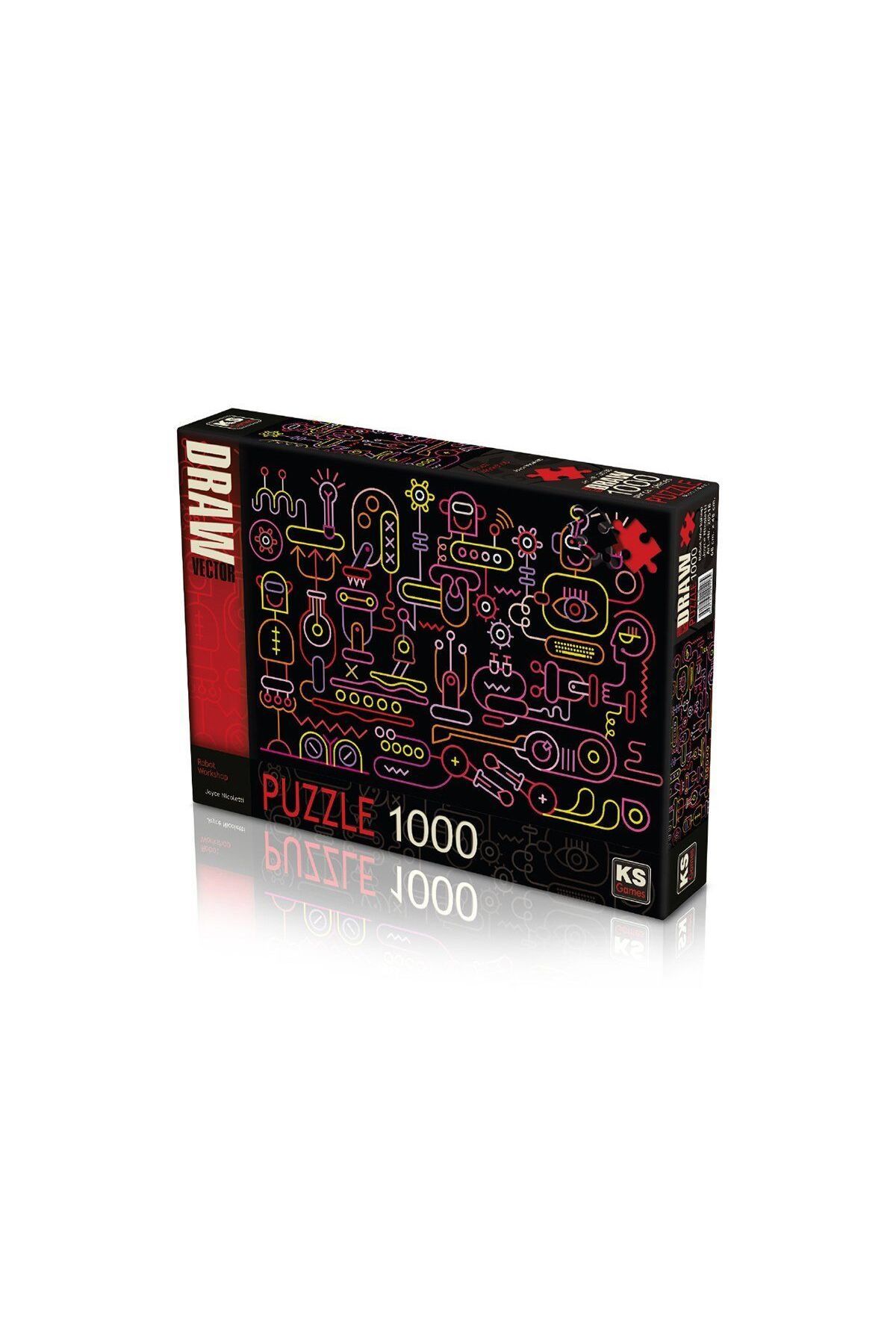 Ks Puzzle 20518 Robot Atölyesi 1000 Parça Puzzle -KS Puzzle