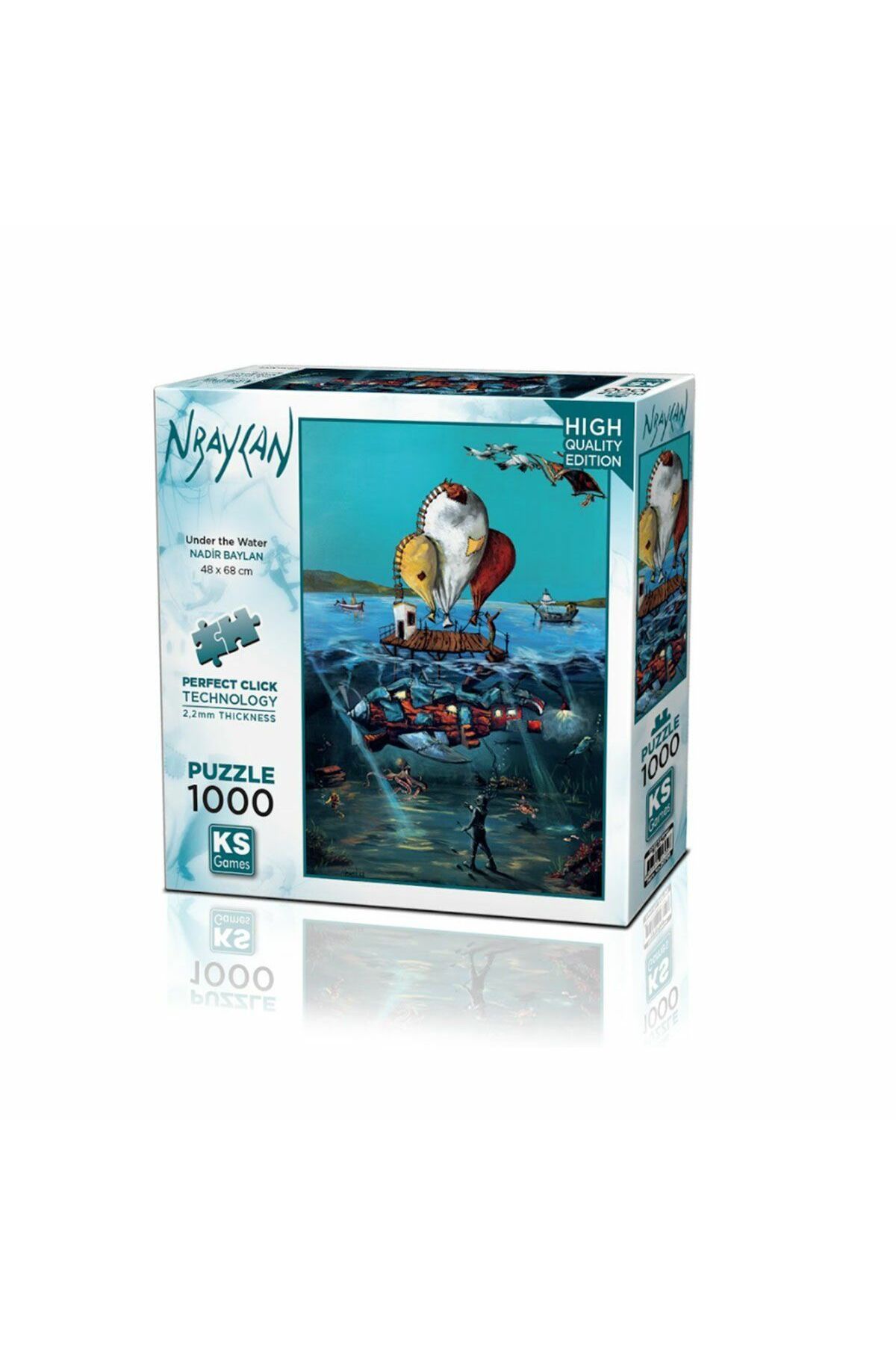 Ks Puzzle 20709 Under The Water 1000 Parça Puzzle -KS Puzzle