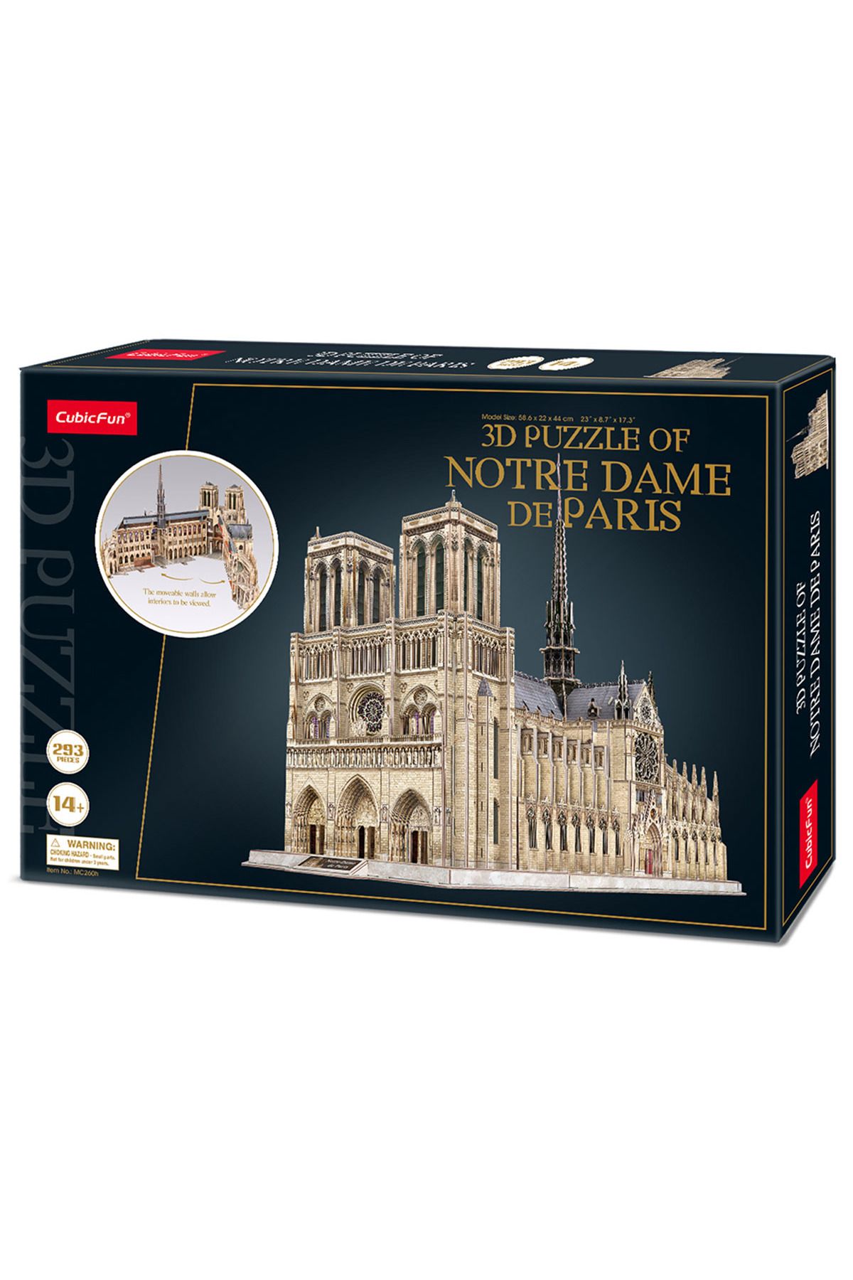 Cubic Fun Notre Dame de Paris 3D Puzzle