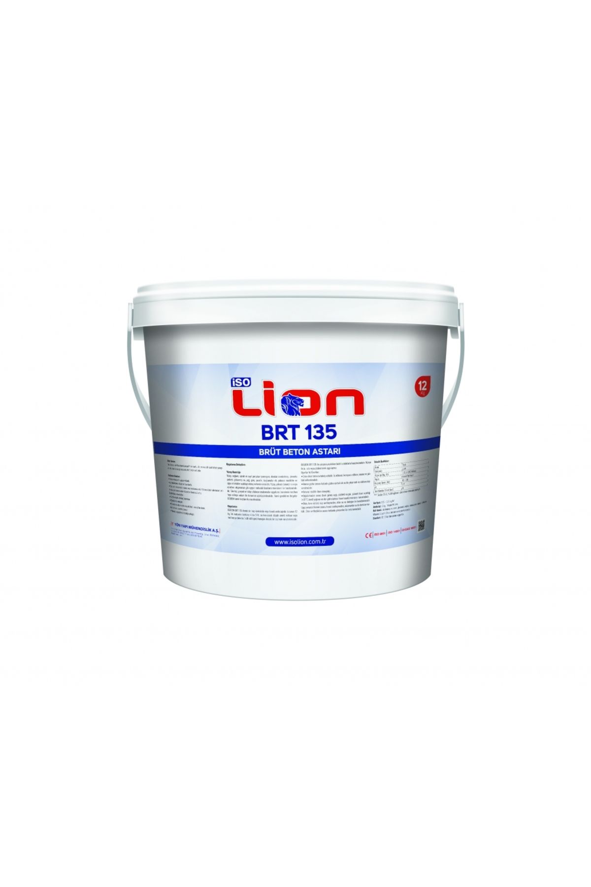 isolion Brt 135 Brüt Beton Astarı-12 Kg