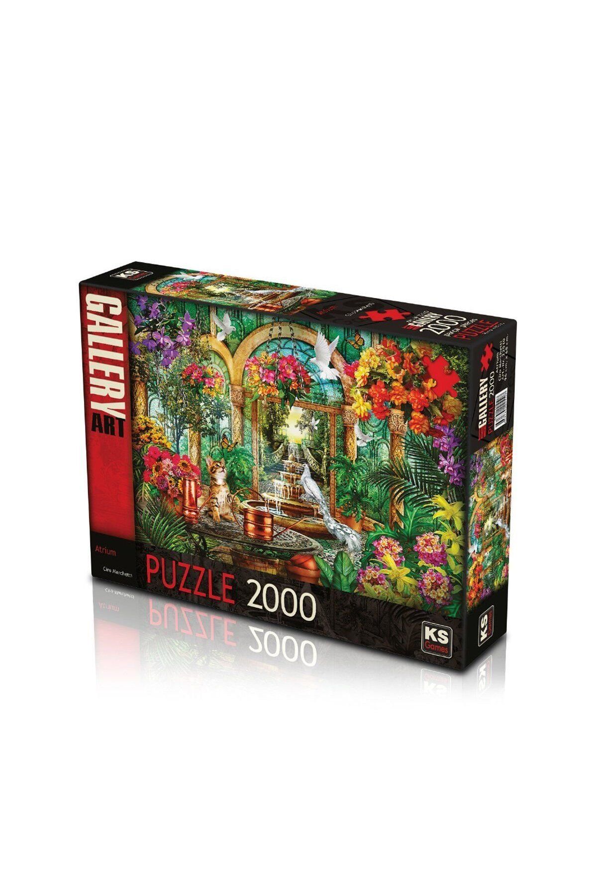 Ks Puzzle 22510 Avlu - Atrium 2000 Parça Puzzle -KS Puzzle
