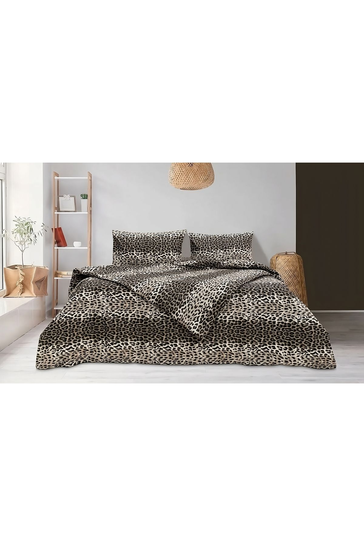 Belsina Home Set Cuvertură De Pilota Cu Model Dublu (cearșaf Elastic 180x200 Cm) - One Size