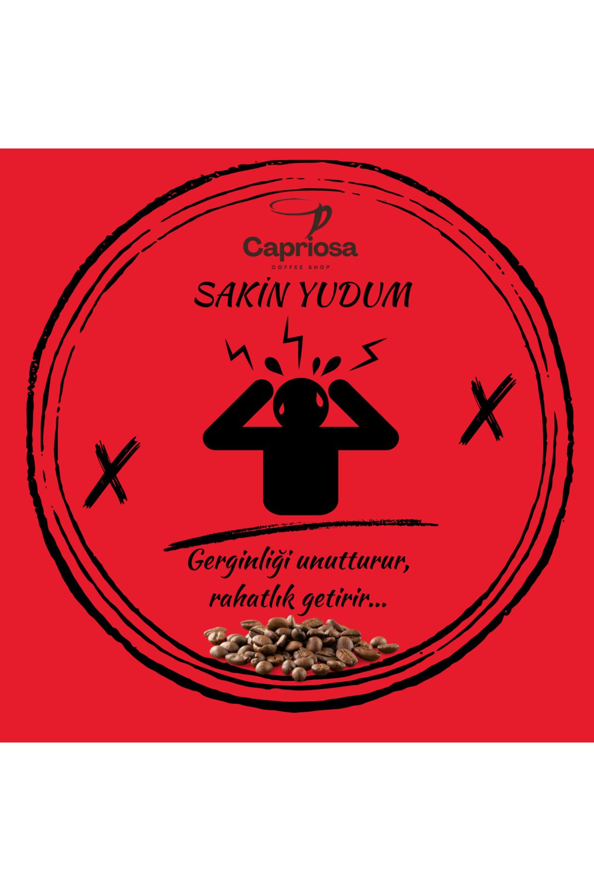 Capriosa Coffee STRES DÜŞMANI KAHVE (SAKİN YUDUM) 250 GR.