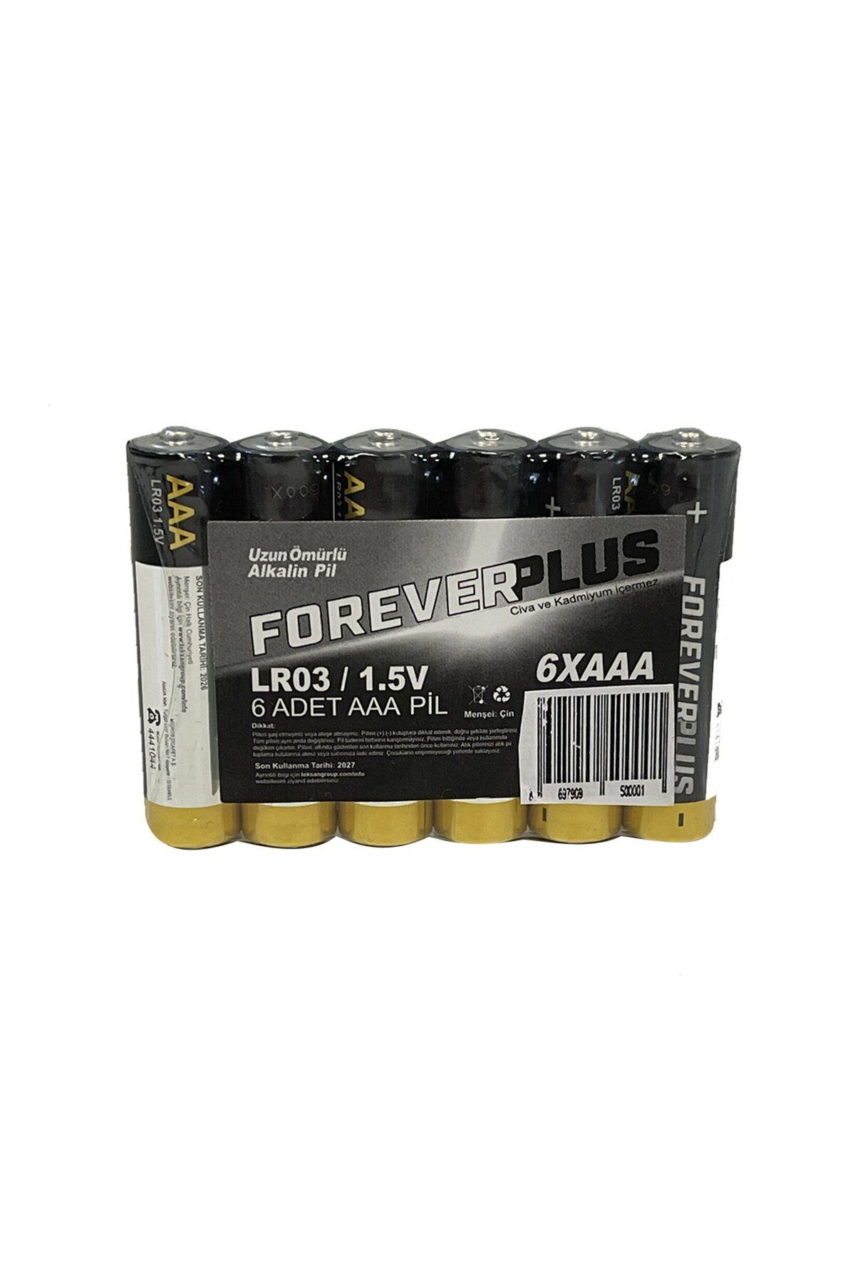 MATMEL Forever Plus Alkalin İnce Pil 6'lı