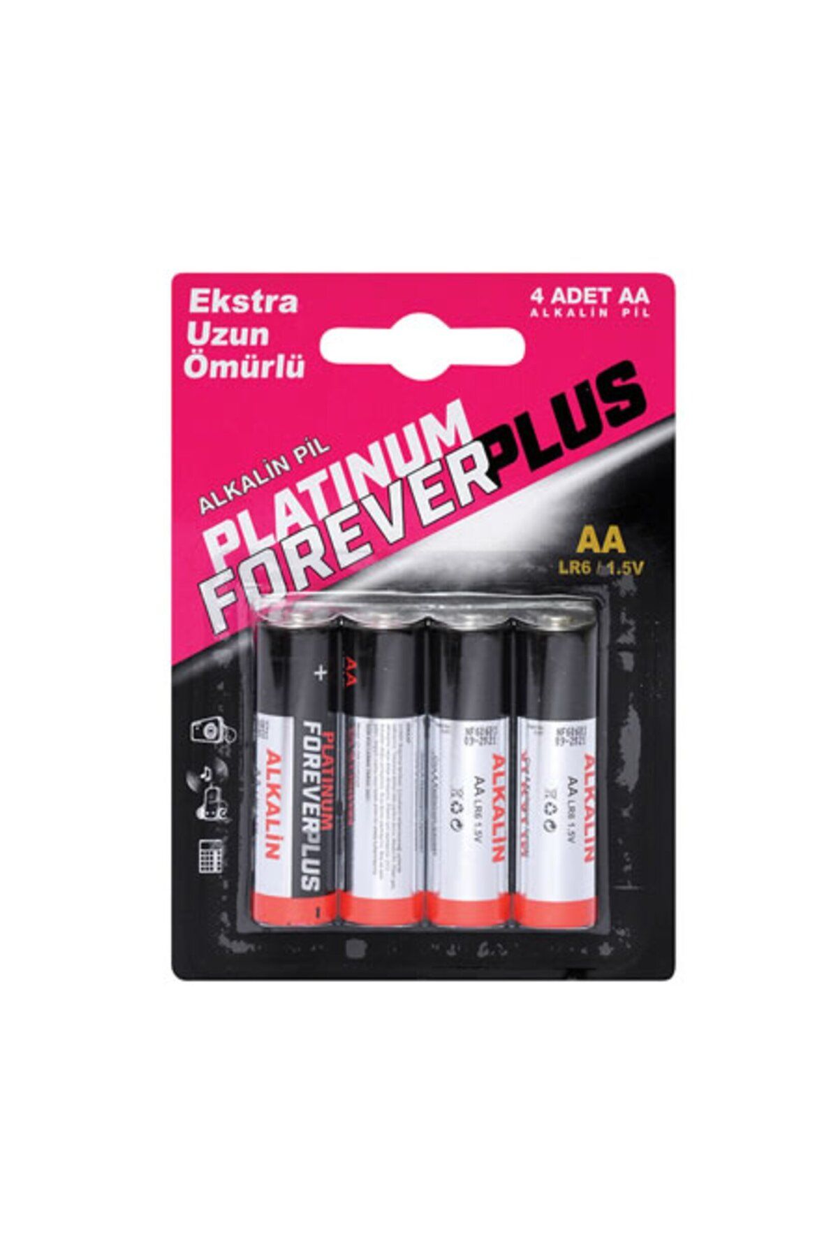 MATMEL Forever Plus Platinum Alkalin Kalem Pil 4'Lü
