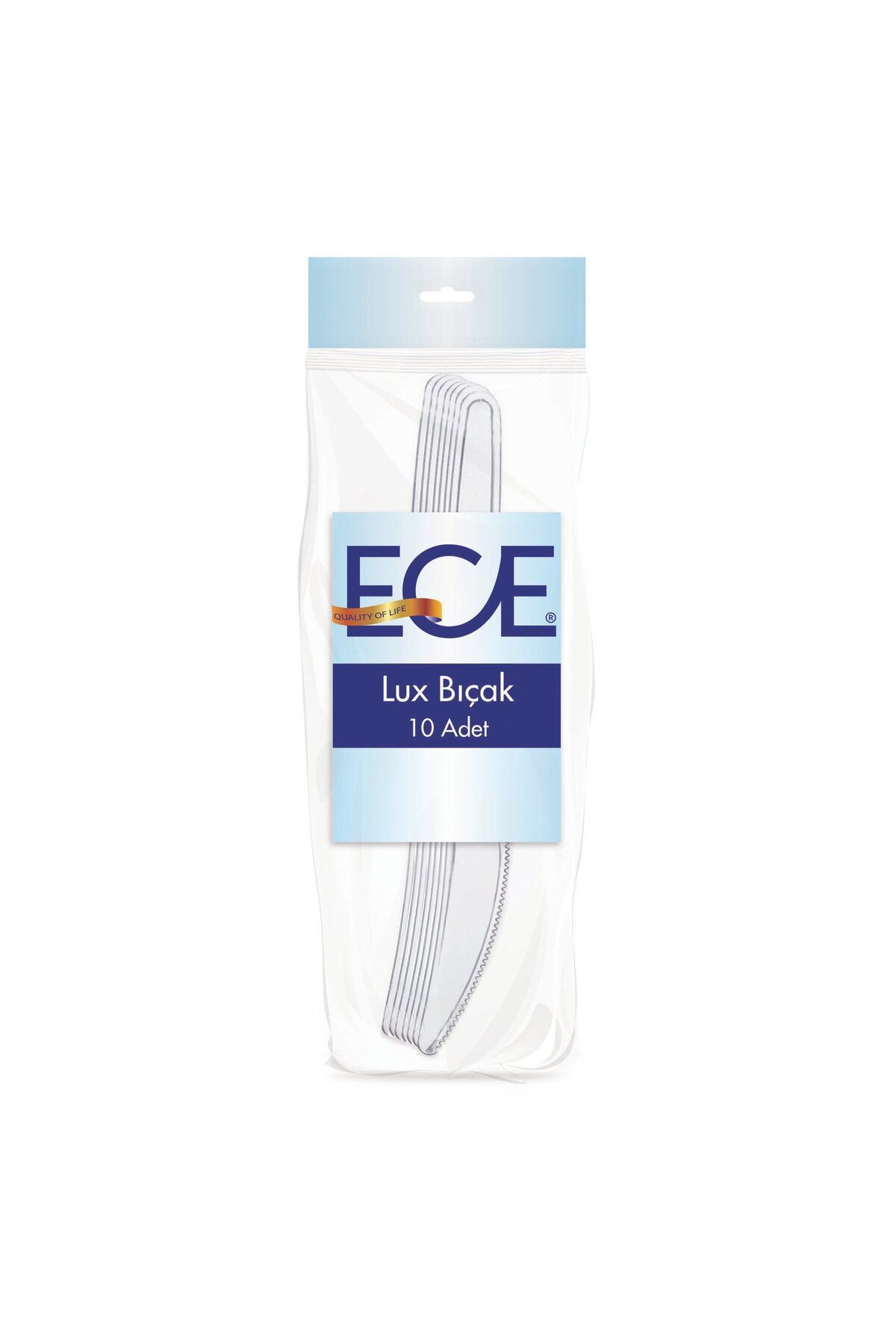 MATMEL Ece Lüks Plastik Bıçak 10'lu