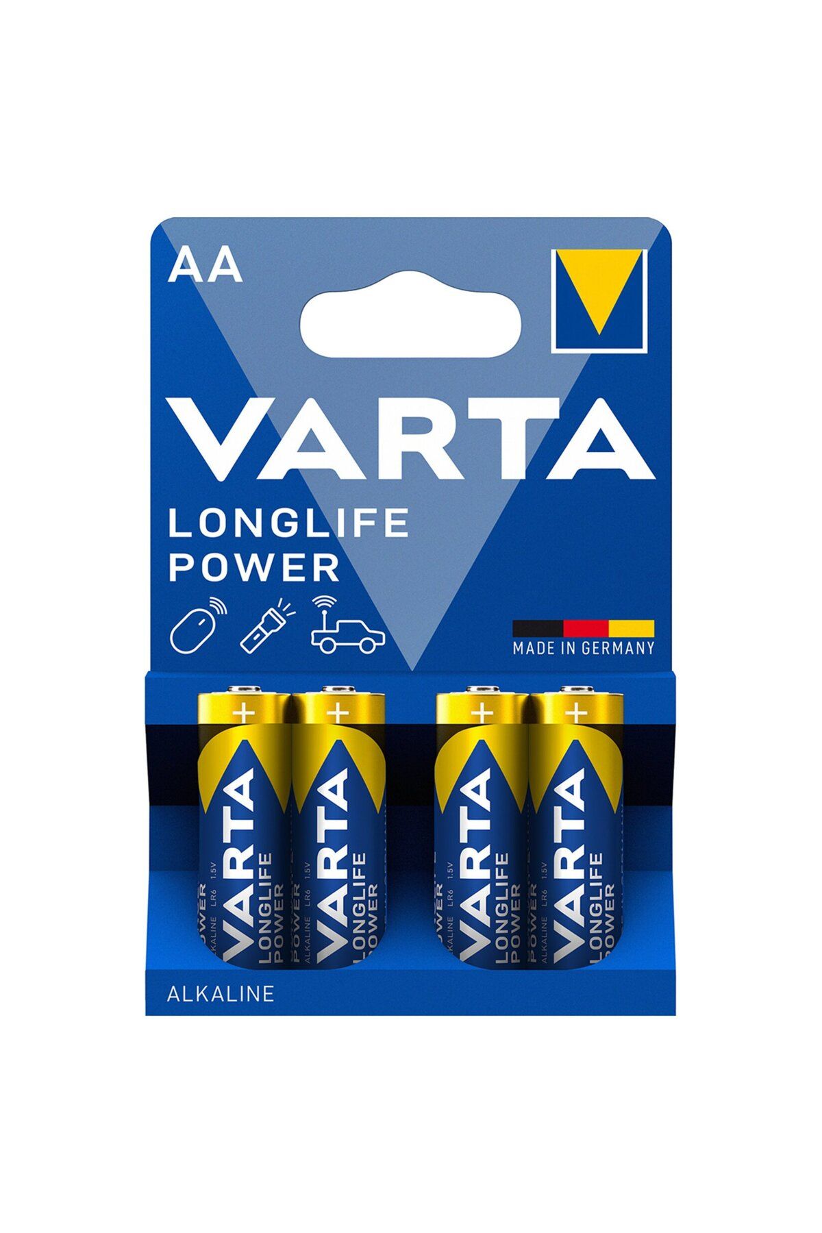Varta Longlife Power AA Kalem Pil 4'lü Paket (Alkalin)