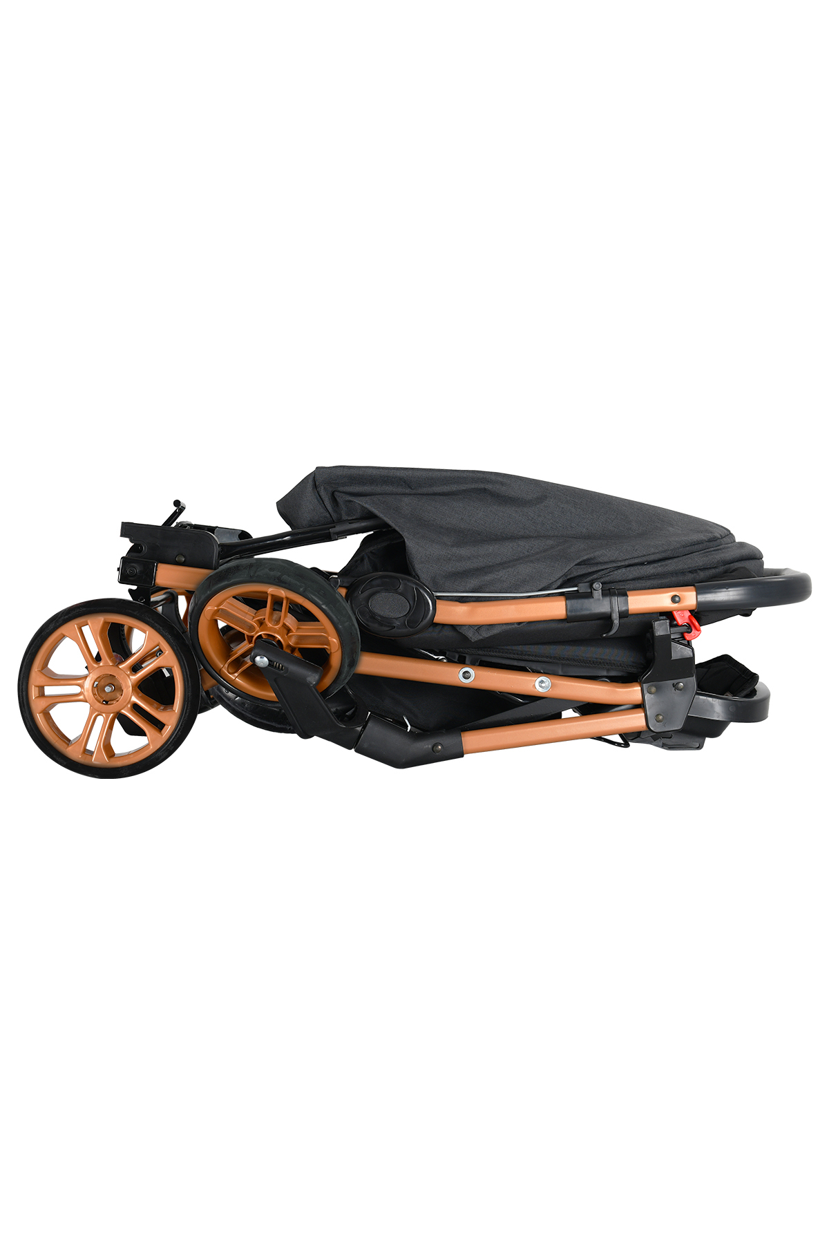 Mamma King Çift Yönlü Bebek Arabası + Ayak Örtüsü ve Yağmurluk fotoğrafı 7 (önizleme)